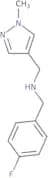 [(4-Fluorophenyl)methyl][(1-methyl-1H-pyrazol-4-yl)methyl]amine