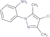 2-(4-Chloro-3,5-dimethyl-1H-pyrazol-1-yl)aniline