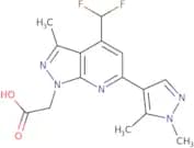 2-[4-(Difluoromethyl)-6-(1,5-dimethyl-1H-pyrazol-4-yl)-3-methyl-1H-pyrazolo[3,4-b]pyridin-1-yl]ace…