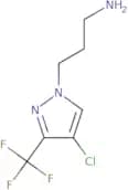 3-[4-Chloro-3-(trifluoromethyl)-1H-pyrazol-1-yl]propan-1-amine