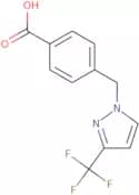 4-{[3-(Trifluoromethyl)-1H-pyrazol-1-yl]methyl}benzoic acid