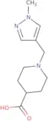 1-[(1-Methyl-1H-pyrazol-4-yl)methyl]piperidine-4-carboxylic acid