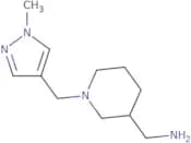 {1-[(1-Methyl-1H-pyrazol-4-yl)methyl]piperidin-3-yl}methanamine