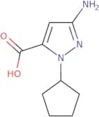 3-Amino-1-cyclopentyl-1H-pyrazole-5-carboxylic acid