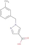 1-[(3-Methylphenyl)methyl]-1H-pyrazole-4-carboxylic acid