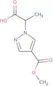 2-[4-(Methoxycarbonyl)-1H-pyrazol-1-yl]propanoic acid