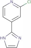 2-Chloro-4-(1H-2-imidazolyl)pyridine
