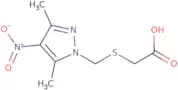 2-{[(3,5-Dimethyl-4-nitro-1H-pyrazol-1-yl)methyl]sulfanyl}acetic acid