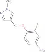 3-Fluoro-4-[(1-methyl-1H-pyrazol-4-yl)methoxy]aniline