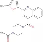 1-{4-[2-(5-Methylfuran-2-yl)quinoline-4-carbonyl]piperazin-1-yl}ethan-1-one