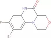 9-Bromo-8-fluoro-1H,2H,4H,4aH,5H,6H-morpholino[4,3-a]quinoxalin-5-one