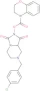 7-(4-Chlorobenzyl)-1,3-dioxohexahydroimidazo[1,5-a]pyrazin-2(3H)-yl2,3-dihydro-4H-benzo[b][1,4]oxa…