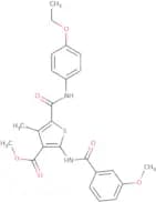 Methyl 5-((4-ethoxyphenyl)carbamoyl)-2-(3-methoxybenzamido)-4-methylthiophene-3-carboxylate