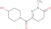 6-(4-Hydroxypiperidine-1-carbonyl)-2-methyl-2,3,4,5-tetrahydropyridazin-3-one