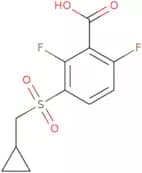 3-Cyclopropylmethanesulfonyl-2,6-difluorobenzoic acid