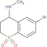 6-Bromo-4-(methylamino)-3,4-dihydro-2H-1λ⁶-benzothiopyran-1,1-dione