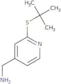 [2-(tert-Butylsulfanyl)pyridin-4-yl]methanamine