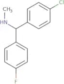 [(4-Chlorophenyl)(4-fluorophenyl)methyl](methyl)amine