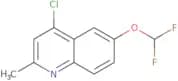 4-Chloro-6-(difluoromethoxy)-2-methylquinoline