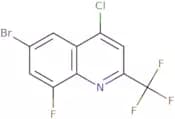 6-Bromo-4-chloro-8-fluoro-2-(trifluoromethyl)quinoline