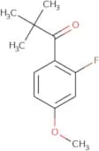 1-(2-Fluoro-4-methoxyphenyl)-2,2-dimethylpropan-1-one