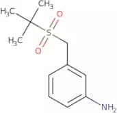 3-[(2-Methylpropane-2-sulfonyl)methyl]aniline