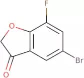 5-Bromo-7-fluoro-2,3-dihydro-1-benzofuran-3-one