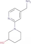 1-[4-(Aminomethyl)pyridin-2-yl]piperidin-3-ol