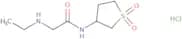 2-​(ethylamino)​-​N-​(tetrahydro-​1,​1-​dioxido-​3-​thienyl)​-acetamide hydrochloride