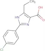 2-(4-Chlorophenyl)-5-ethyl-1H-imidazole-4-carboxylic acid