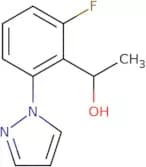 1-[2-Fluoro-6-(1H-pyrazol-1-yl)phenyl]ethan-1-ol