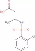 3-(2-Chloropyridine-3-sulfonamido)butanoic acid