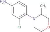 3-Chloro-4-(3-methylmorpholin-4-yl)aniline