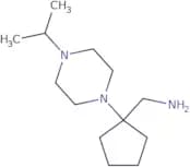 (1-[4-(Propan-2-yl)piperazin-1-yl]cyclopentyl)methanamine