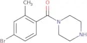 1-(4-Bromo-2-methylbenzoyl)piperazine