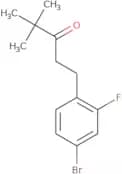 1-(4-Bromo-2-fluorophenyl)-4,4-dimethylpentan-3-one