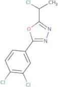 2-(1-Chloroethyl)-5-(3,4-dichlorophenyl)-1,3,4-oxadiazole