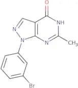 1-(3-Bromophenyl)-6-methyl-1H,4H,5H-pyrazolo[3,4-d]pyrimidin-4-one