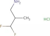 3,3-Difluoro-2-methylpropan-1-amine hydrochloride