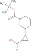 2-{1-[(tert-Butoxy)carbonyl]piperidin-3-yl}cyclopropane-1-carboxylic acid