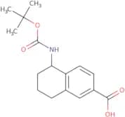 5-{[(tert-Butoxy)carbonyl]amino}-5,6,7,8-tetrahydronaphthalene-2-carboxylic acid