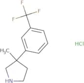 3-Methyl-3-[3-(trifluoromethyl)phenyl]pyrrolidine hydrochloride