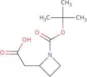 2-{1-[(tert-Butoxy)carbonyl]azetidin-2-yl}acetic acid