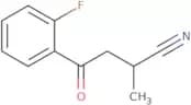 4-(2-Fluorophenyl)-2-methyl-4-oxobutanenitrile