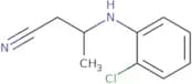 3-[(2-Chlorophenyl)amino]butanenitrile