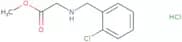 Methyl 2-{[(2-chlorophenyl)methyl]amino}acetate hydrochloride