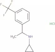 N-{1-[3-(Trifluoromethyl)phenyl]ethyl}cyclopropanamine hydrochloride