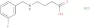 4-{[(3-Fluorophenyl)methyl]amino}butanoic acid hydrochloride