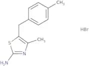 4-Methyl-5-[(4-methylphenyl)methyl]-1,3-thiazol-2-amine hydrobromide