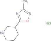 3-(3-Methyl-1,2,4-oxadiazol-5-yl)piperidine hydrochloride